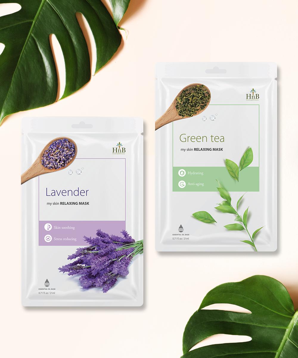 Set 12 Miếng Nạ Dưỡng Da [HNB My Healthy Skin Detox Mask & HNB My Skin Relaxing Mask]