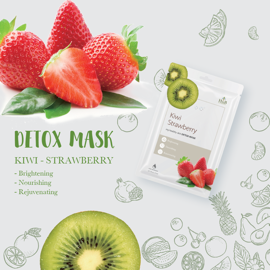 Set 6 Miếng Mặt Nạ Dưỡng Da [HNB My Healthy Skin Detox Mask]