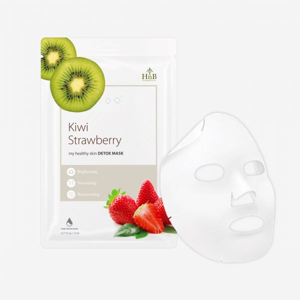Mặt nạ dưỡng da Dâu Tây & Kiwi [HNB My Healthy Skin Detox Mask - Kiwi Strawberry]