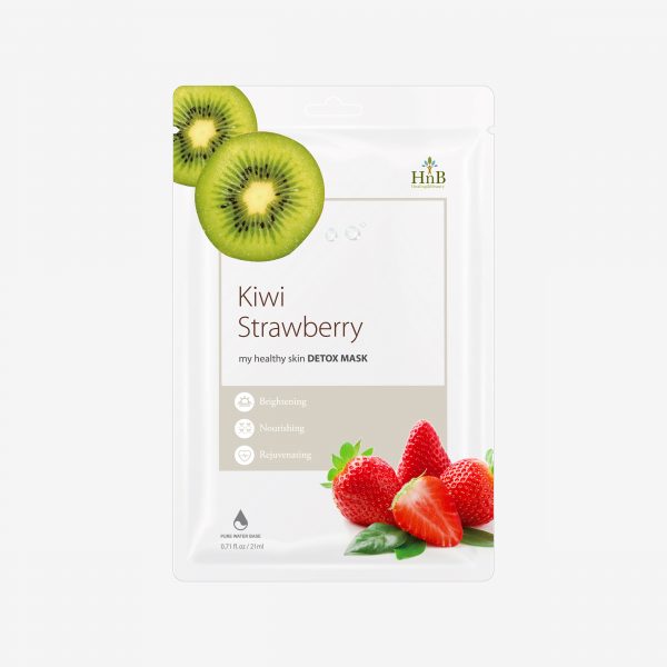 Mặt nạ dưỡng da Dâu Tây & Kiwi [HNB My Healthy Skin Detox Mask - Kiwi Strawberry]