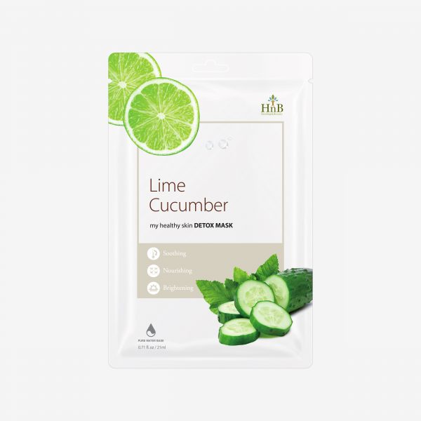 Mặt nạ dưỡng da Dưa Leo & Chanh Tươi [HNB My Healthy Skin Detox Mask - Lime Cucumber]