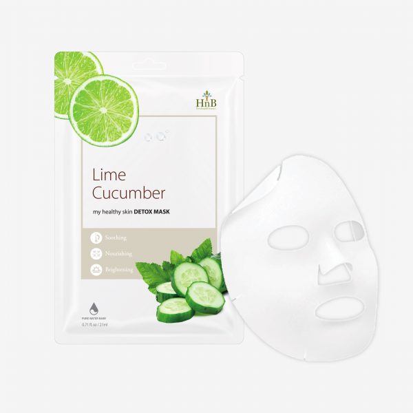 Mặt nạ dưỡng da Dưa Leo & Chanh Tươi [HNB My Healthy Skin Detox Mask - Lime Cucumber]