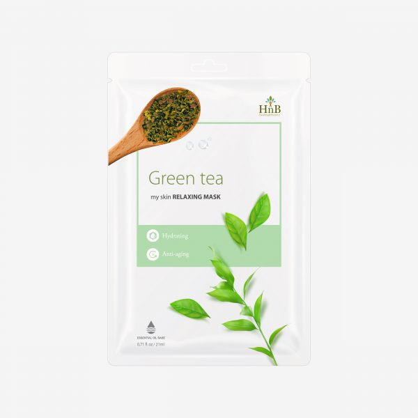 Mặt nạ dưỡng da Trà Xanh [HNB My Skin Relaxing Mask - Green Tea]