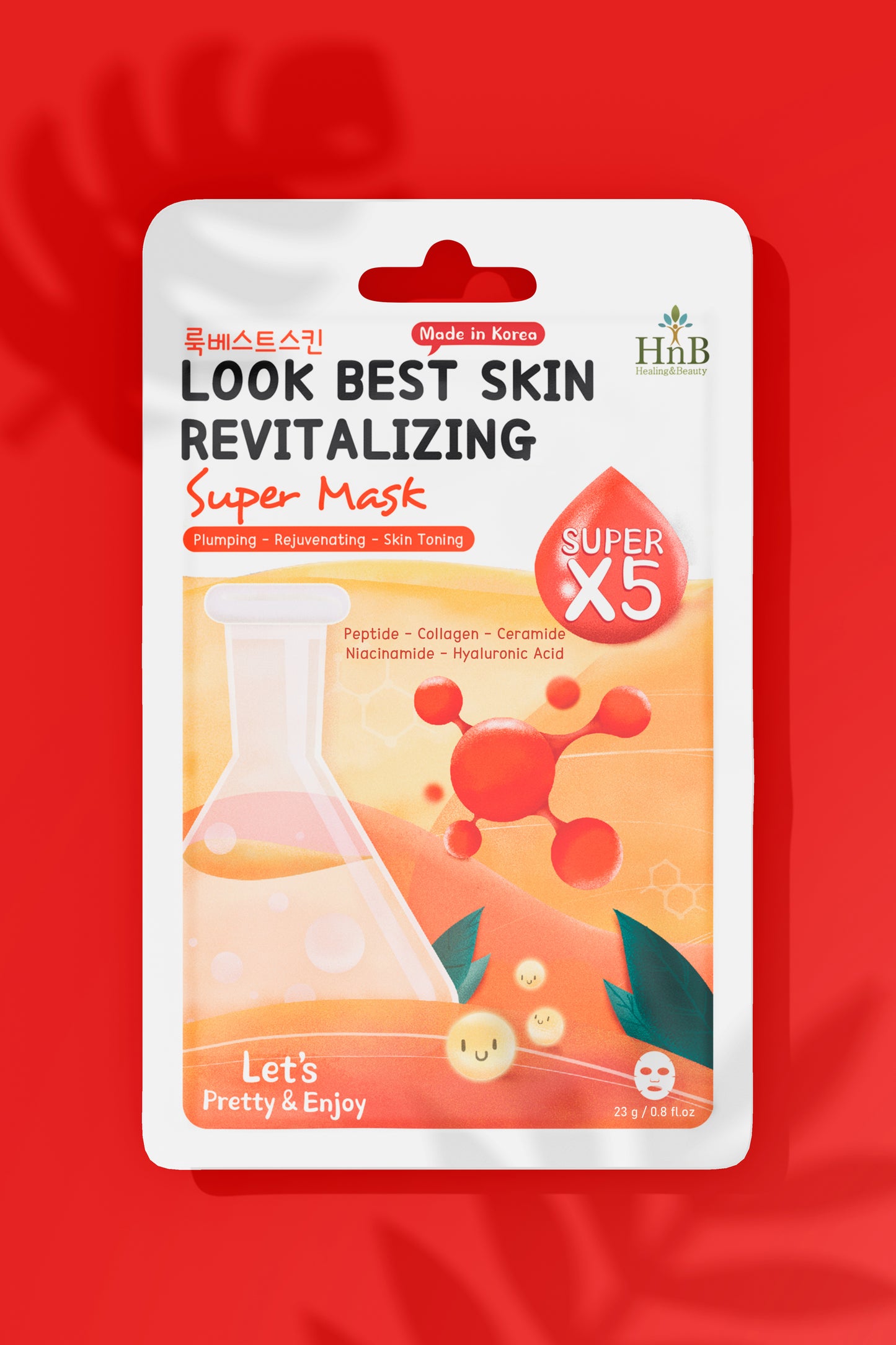 SIÊU SALE [MUA 10 TẶNG 10] Set 10 miếng mặt nạ Phục hồi - Tái sinh làn da [HNB Look Best Skin Revitalizing Super Mask]