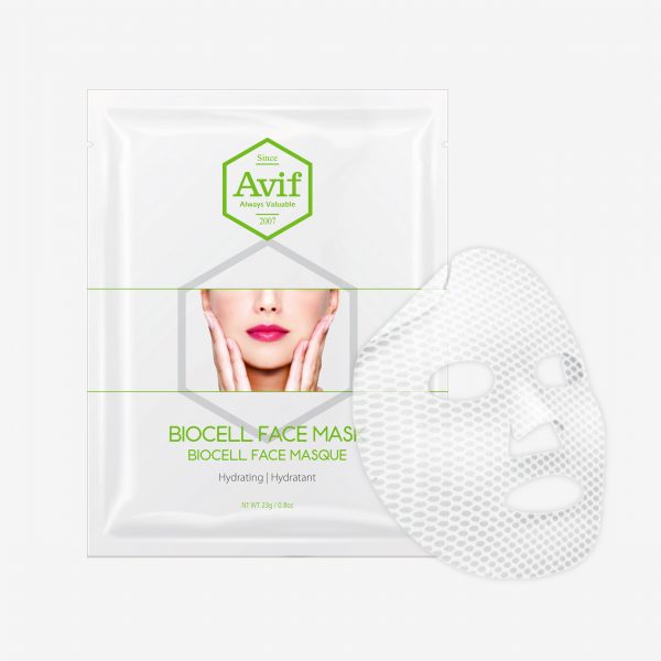 [Mua 1 Tặng 1] Mặt nạ Biocell dưỡng ẩm da [Avif Biocell Face Mask Hydrating]