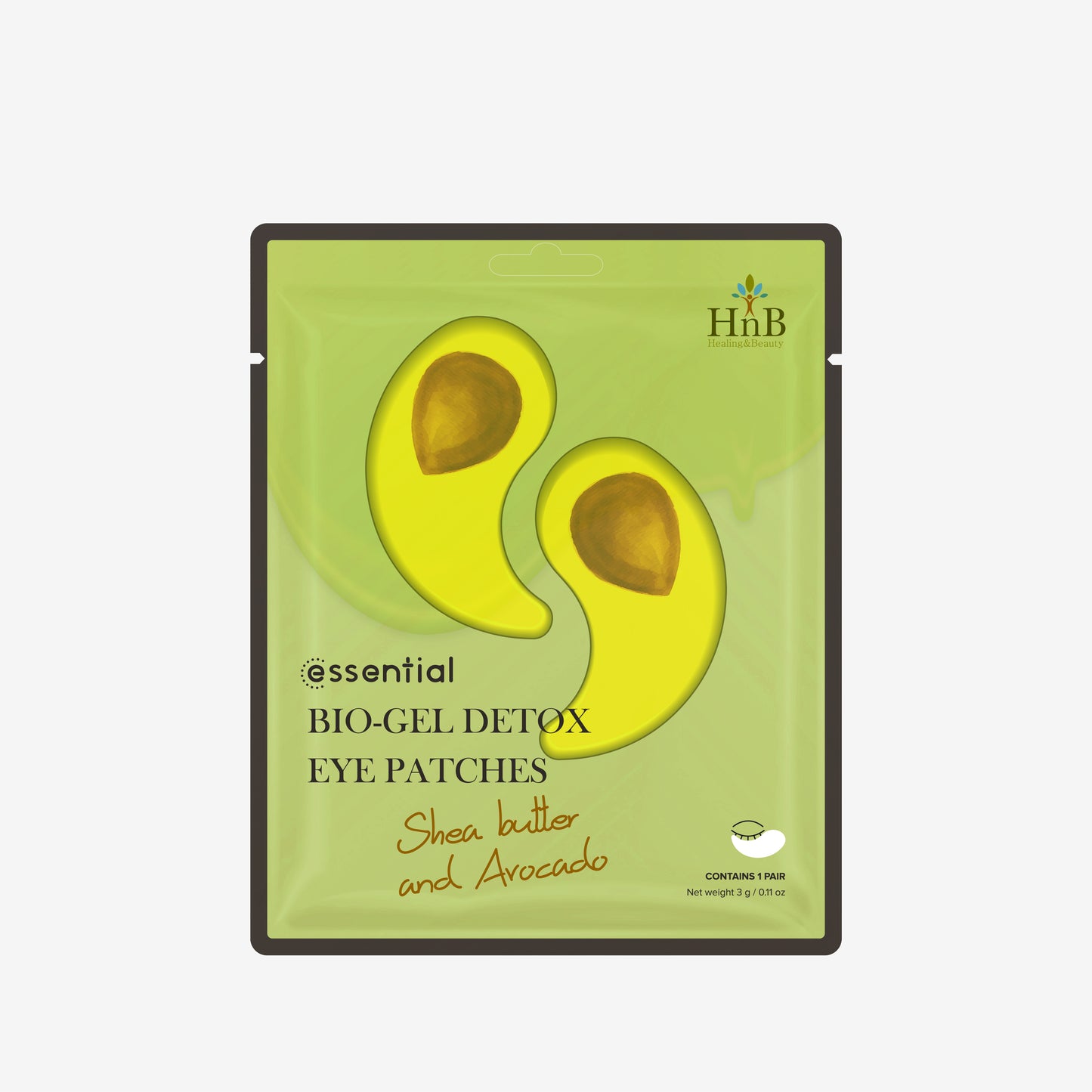 Set 10 miếng Mặt Nạ Dưỡng Da Vùng Mắt [HNB Essential Bio-Gel Detox Eye Patches]