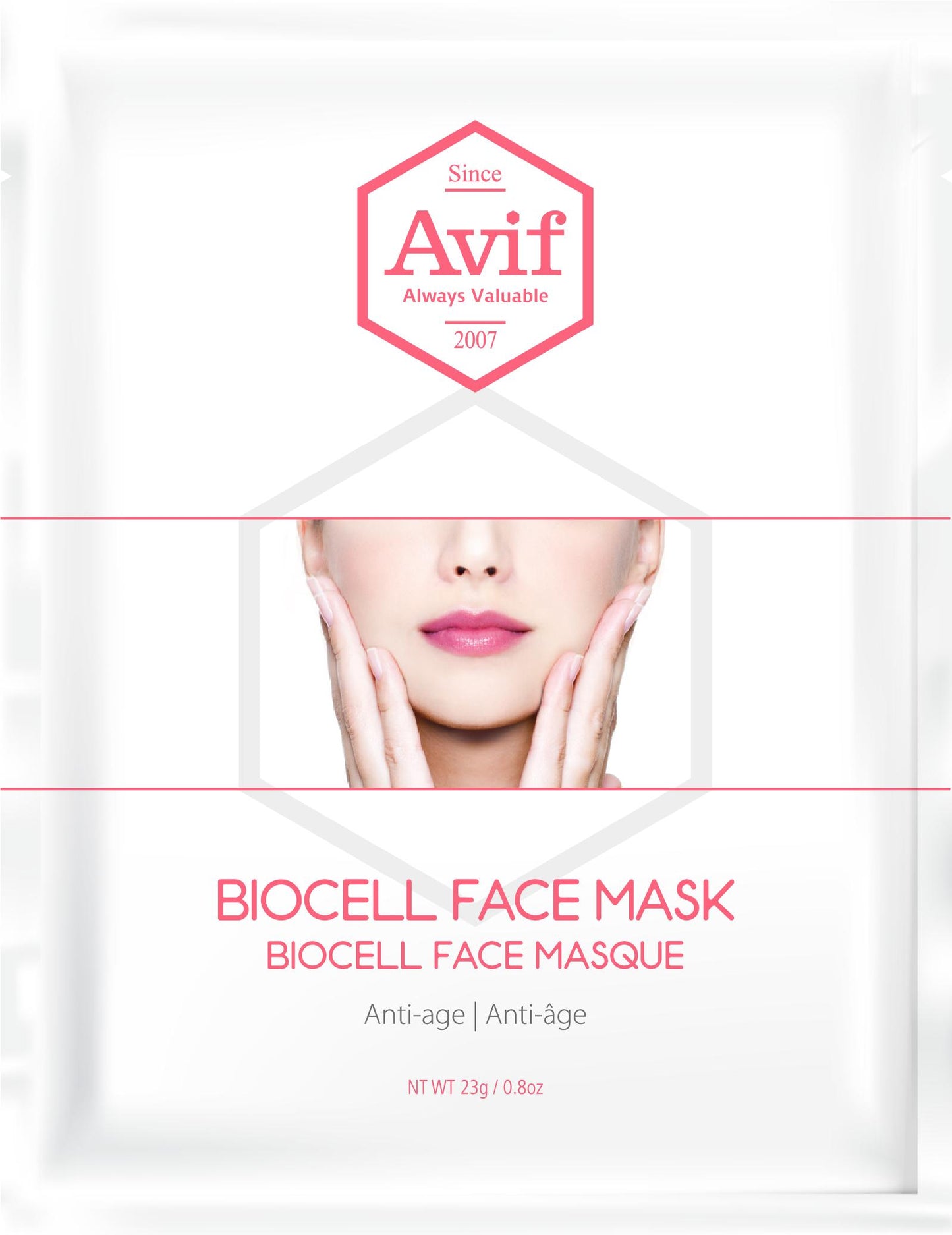 SIÊU SALE [MUA 10 TẶNG 10] Set 10 miếng mặt nạ Biocell dưỡng da chống lão hóa [Avif Biocell Face Mask Anti-Age]
