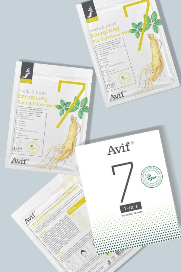 SIÊU SALE [MUA 10 TẶNG 10] Set 10 miếng mặt nạ giam lão hóa & tái tạo da [Avif 7-in-1 See & Root Energizing Bio-cellulose Mask]