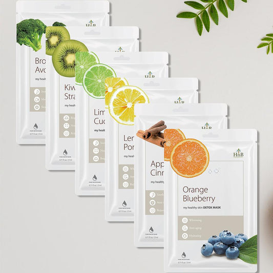 Set 6 Miếng Mặt Nạ Dưỡng Da [HNB My Healthy Skin Detox Mask]