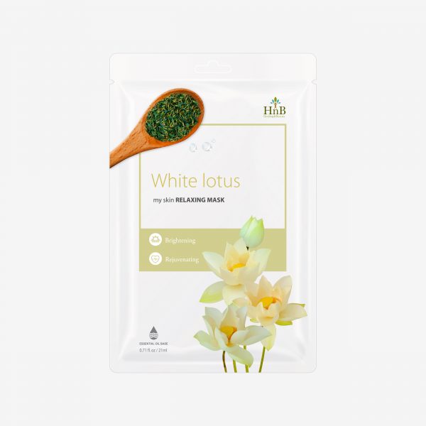 Mặt nạ dưỡng da Hoa Sen Trắng [HNB My Skin Relaxing Mask - White Lotus]