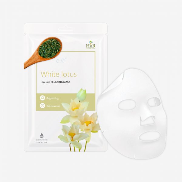 Mặt nạ dưỡng da Hoa Sen Trắng [HNB My Skin Relaxing Mask - White Lotus]