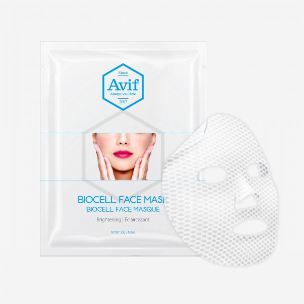 [Mua 1 Tặng 1] Mặt nạ Biocell dưỡng trắng da [Avif Biocell Face Mask Whitening]