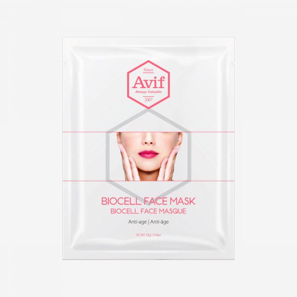 [Mua 1 Tặng 1] Mặt nạ Biocell dưỡng da chống lão hóa [Avif Biocell Face Mask Anti-Age]