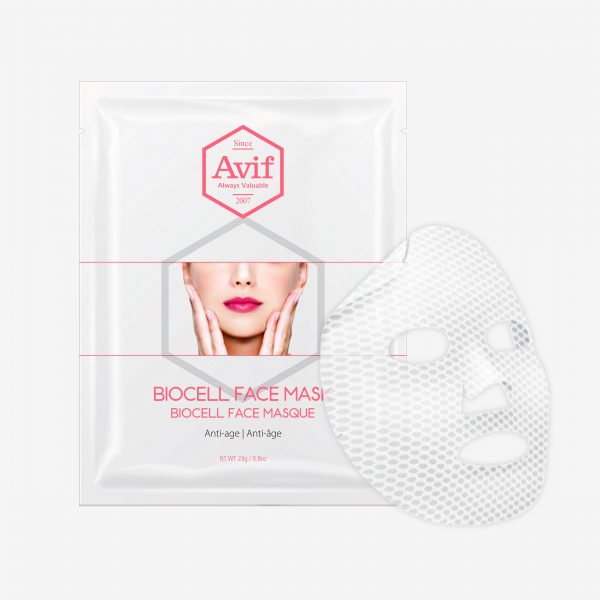 [Mua 1 Tặng 1] Mặt nạ Biocell dưỡng da chống lão hóa [Avif Biocell Face Mask Anti-Age]